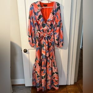 ELOQUII Printed Maxi Dress